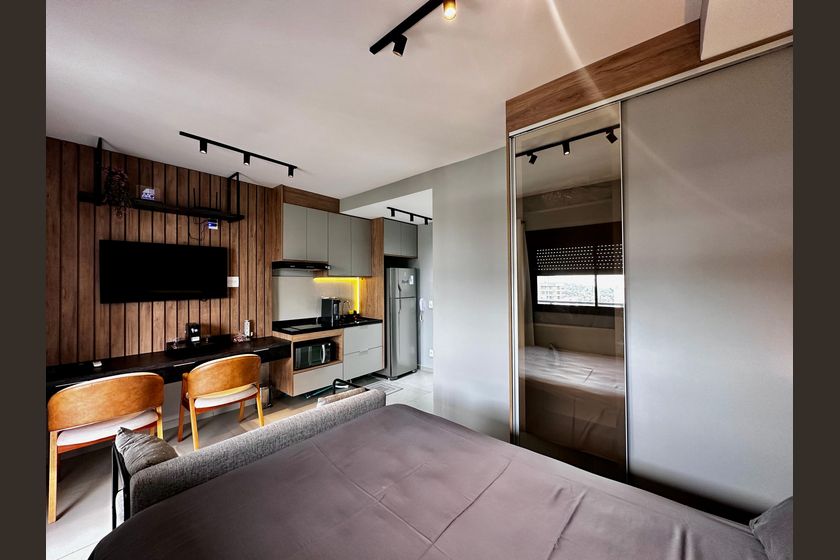 Studiooukitchenette em Jardim das Acacias - Więcej